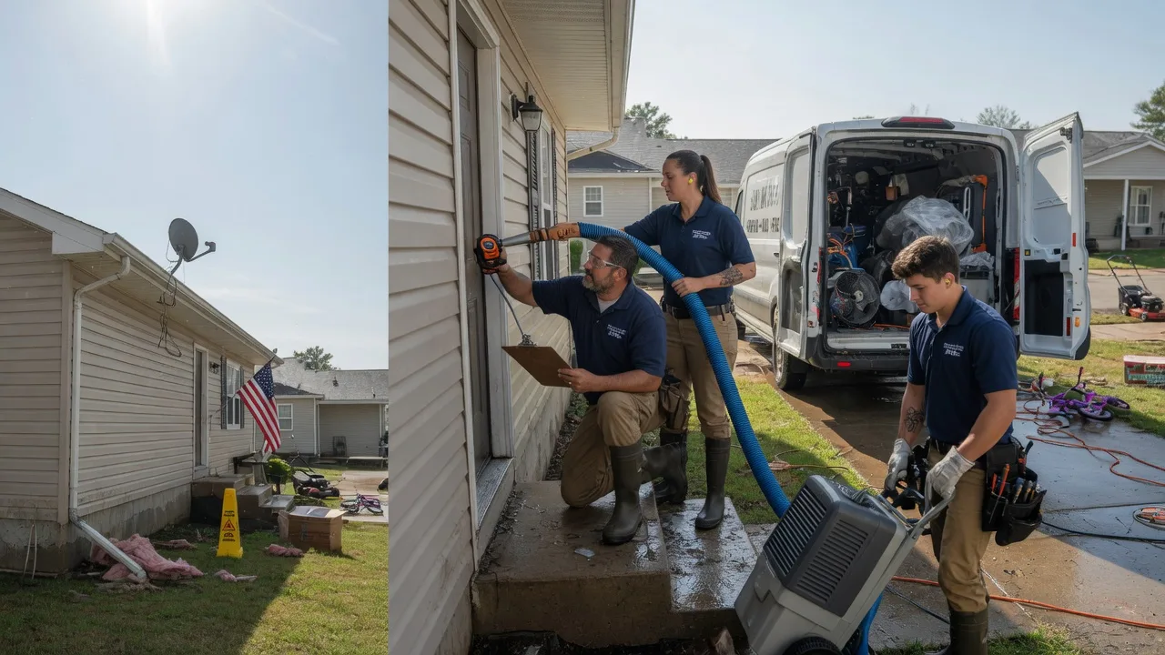 Ceiling Water Damage Restoration in Texhoma, OK near me